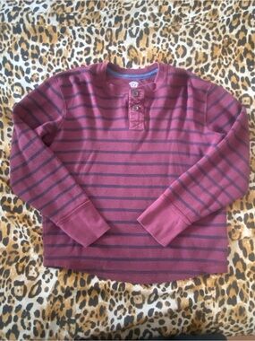 Vintage Grunge Striped Shirt